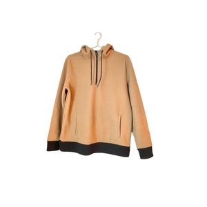 EXPRESS TAN POCKETS, ZIPPER HOODIE